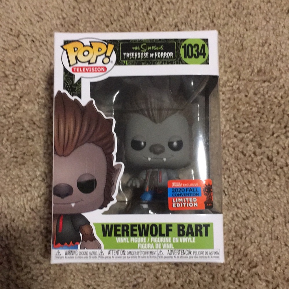 Werewolf Bart NYCC Funko Pop